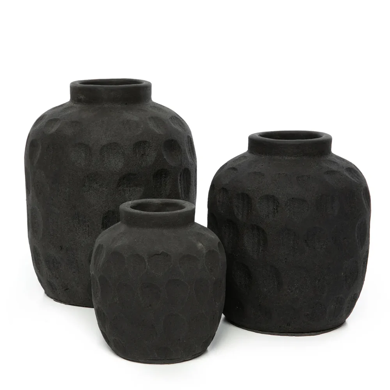 The trendy vase - black - m, , medium-null