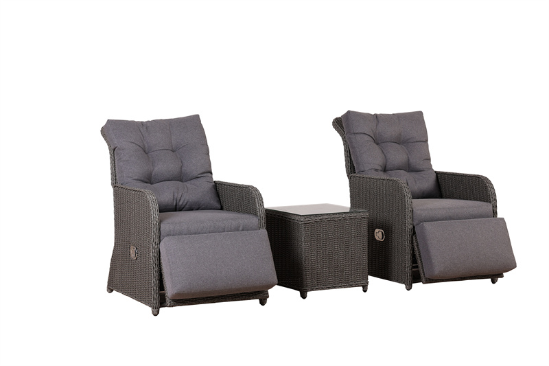 Reclining chair set with side table, , medium-null