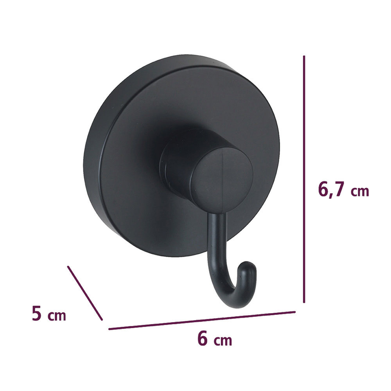 Wenko vacuum-loc αγκιστρο set 2pcs μαυρο, , medium-null