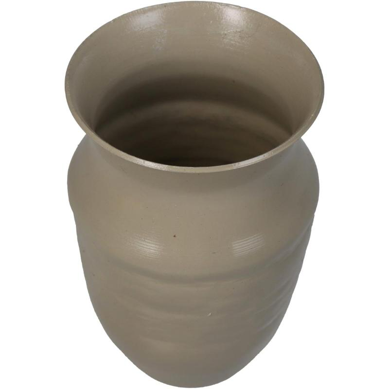 Product image: Vase aluminium 7.5x7.5x11.5cm - ivory, , medium-null