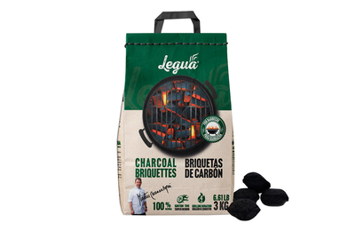 Legua 3kg charcoal briquettes, , medium