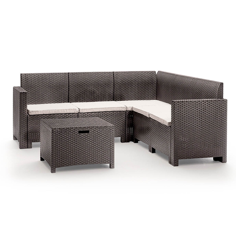 Bica garden lounge corner sofa nebraska taupe-null