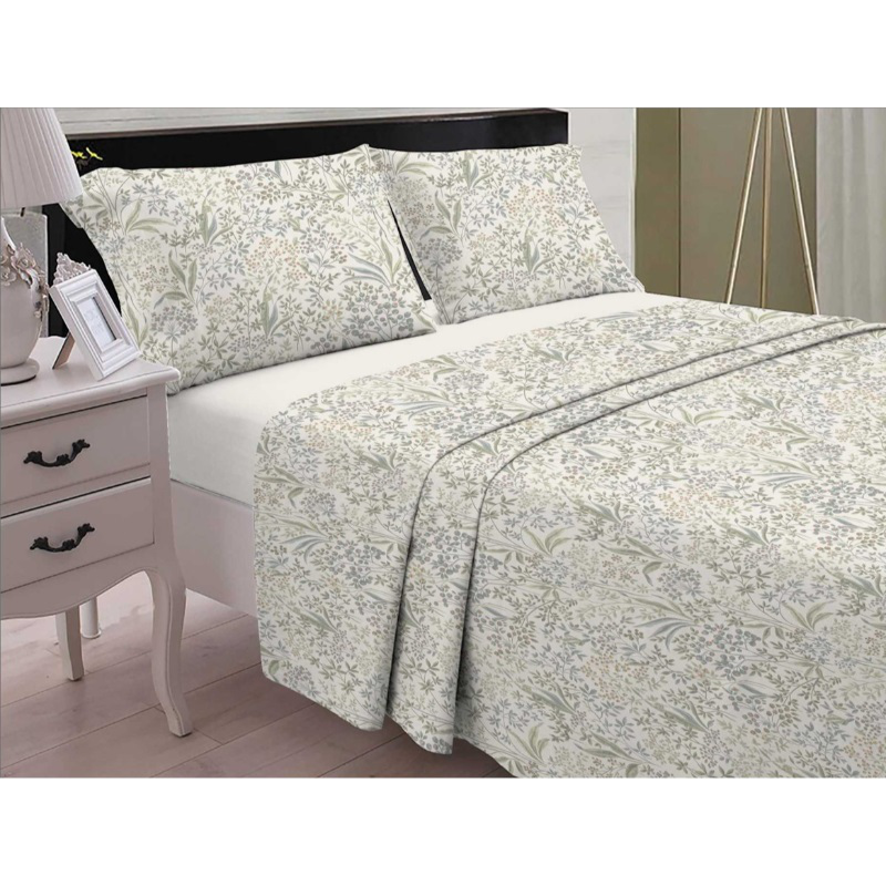 Elegance foliag bedsheet double 200x270cm, , medium image number null