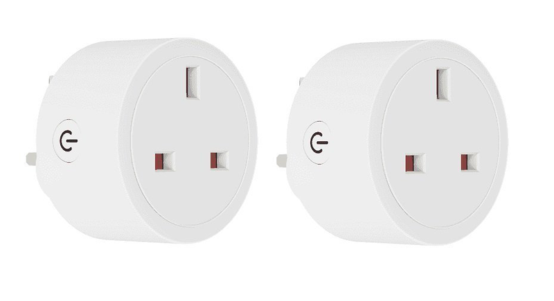 Product image: Woox r6147 Wi-Fi smart plug with power metering 13a uk (2pack), , medium-null