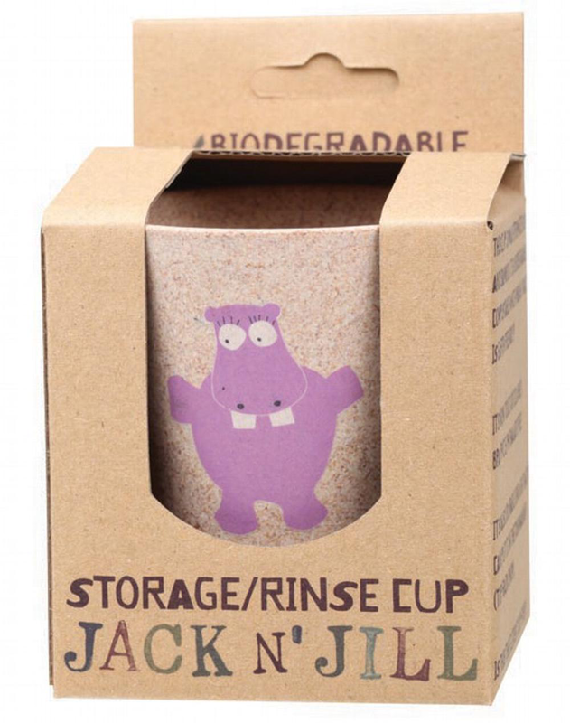 Jack n jill storage/rinse cup hippo, , medium-null