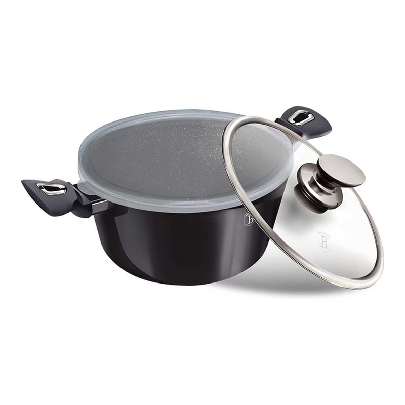 Berlinger haus bh/6905 σετ μαγειρικών σκευών 6 τεμαχίων carbon pro metallic line , , medium-null