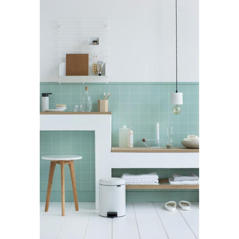 Brabantia new icon pedal bin 5l - matt steel-null
