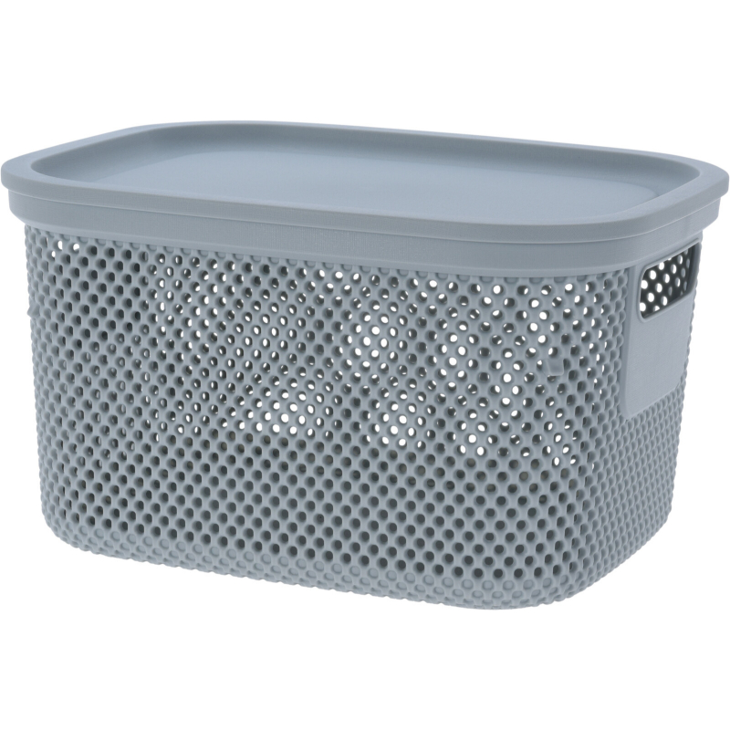 Storage box with lid 6l - assorted colors, , medium-null