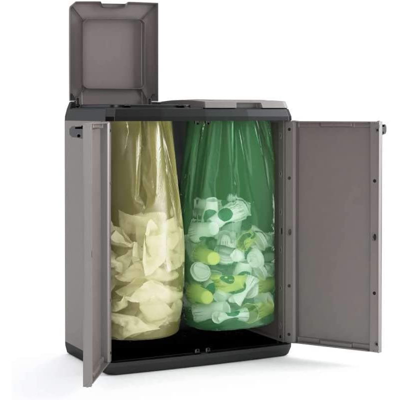 Product image: Keter split basic recycling cabinet 110l, , medium-null