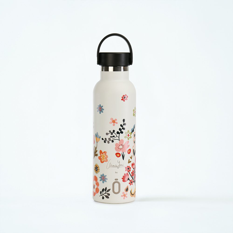 Thermal bottle flowers 600ml, , medium-null
