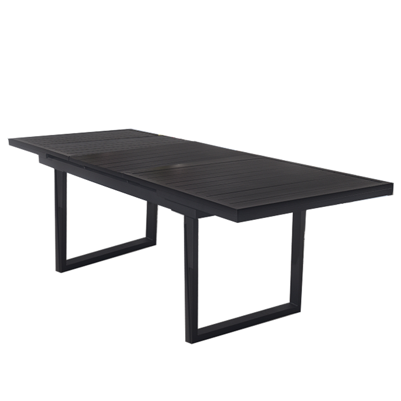 Product image: L.h garden aluminum table extended black 180-240x90x75cm, , medium-null