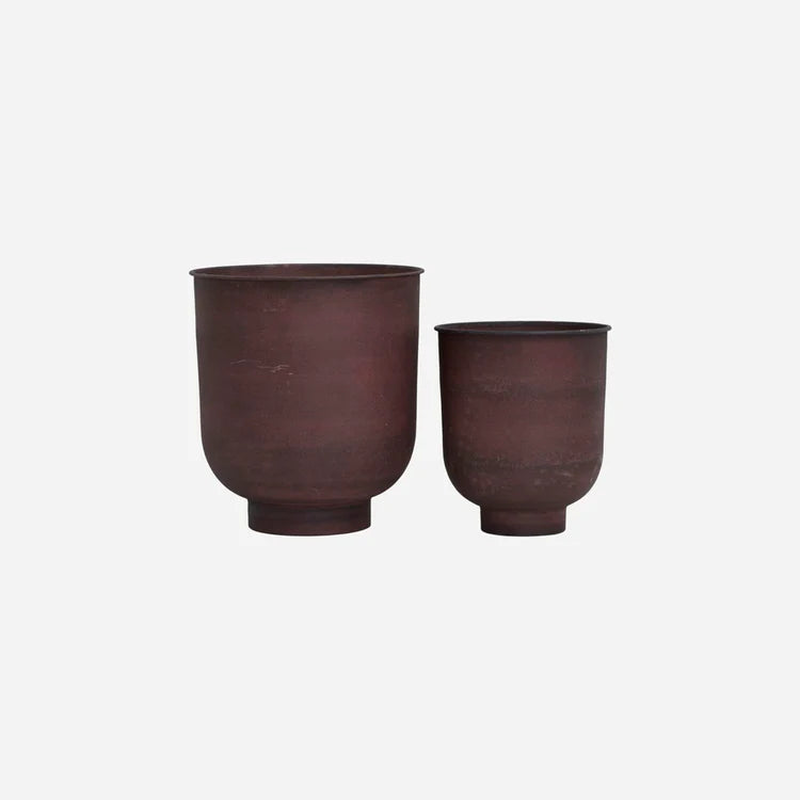 House doctor vig planter burnt henna image number null
