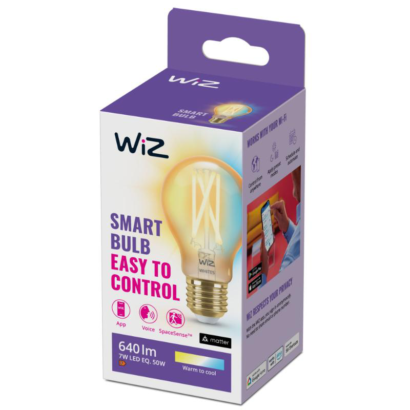 Λαμπα φωτιστικου Wi-Fi με amber filament 50w a60 e27-null