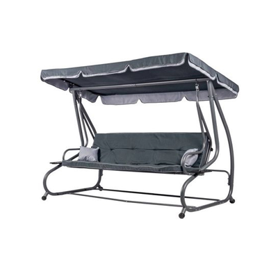 Megi rocking bench bed gray