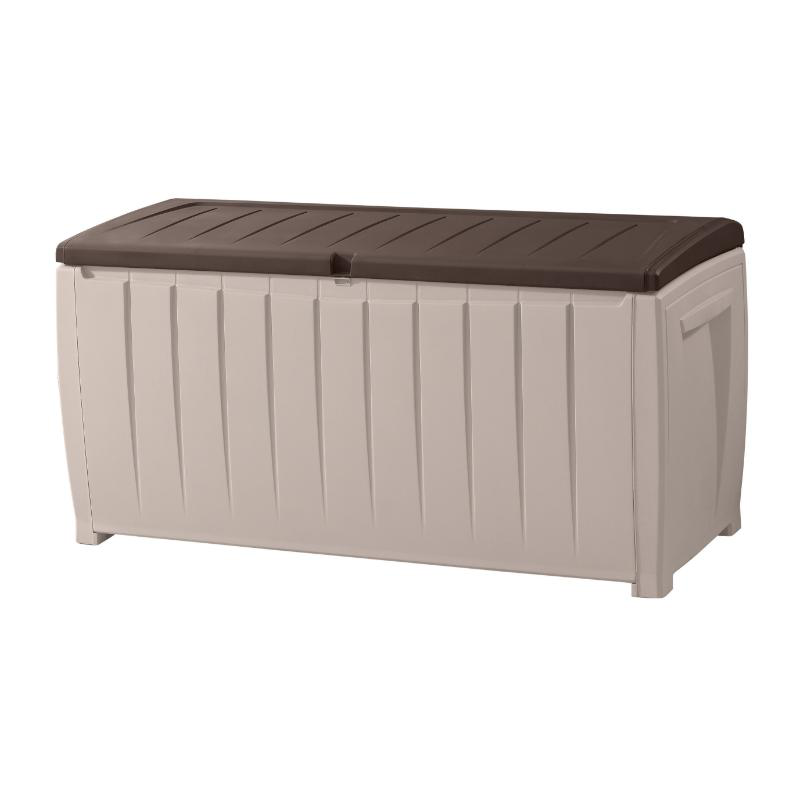 Keter novel storage box 340l - brown/beige, , medium-null