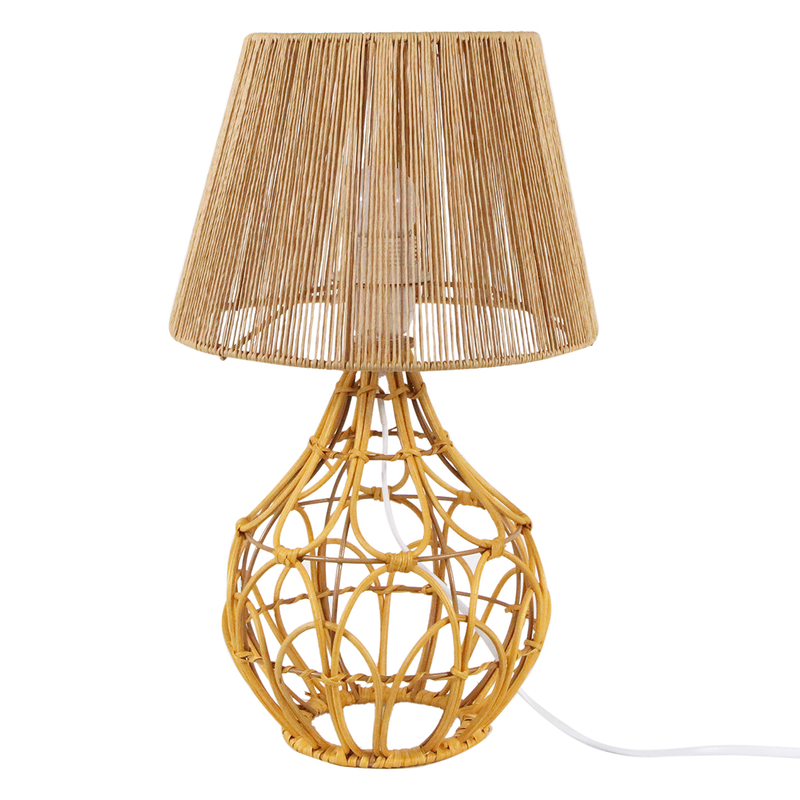 Rattan table lamp, , medium image number null
