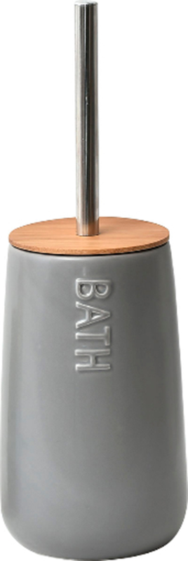 Tendance dolomite toilet brush bath grey/bamboo, , medium image number null