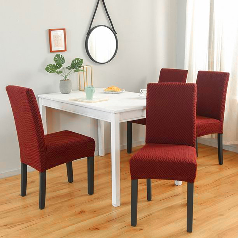 Elastic chair cover with embossing #yz1 image number null
