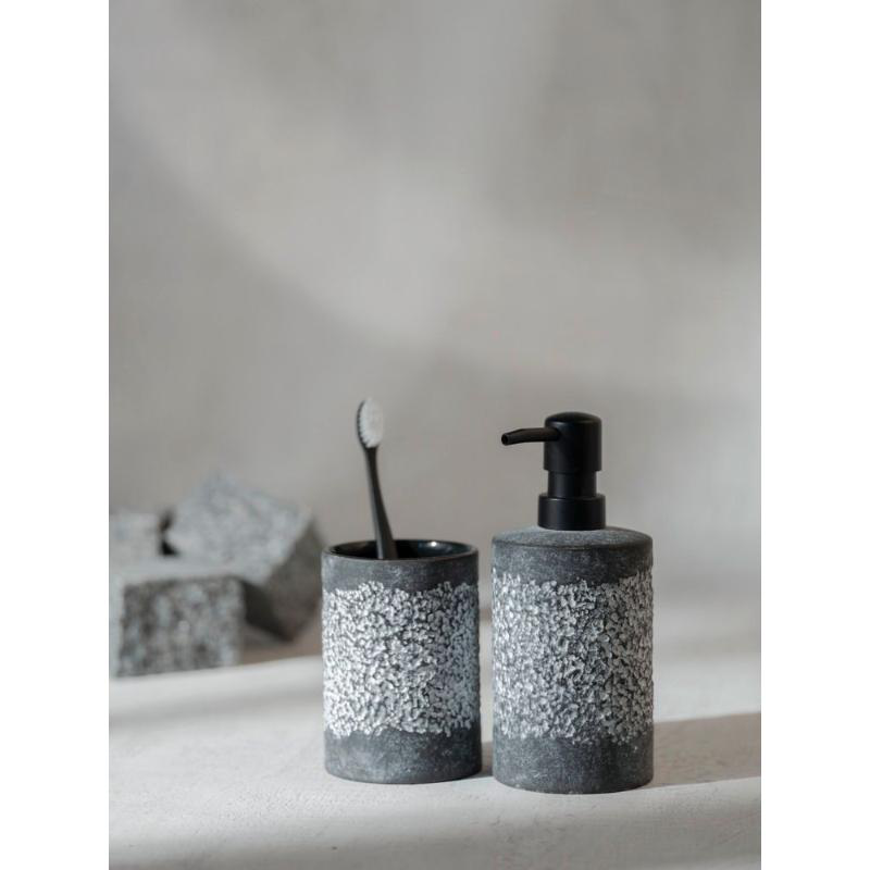 Wenko anfo ceramic soap dispenser 390ml - grey, , medium image number null