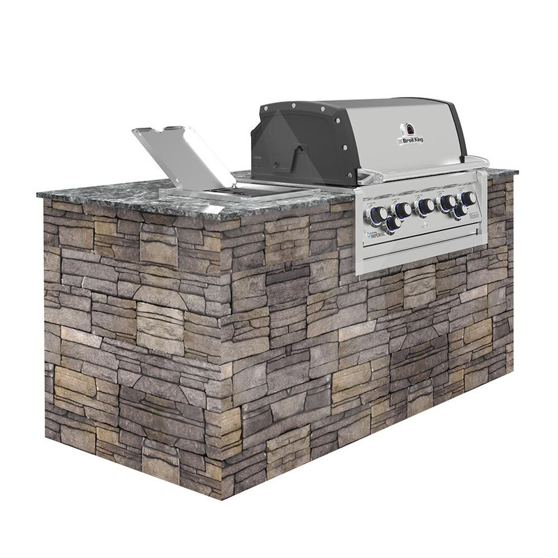 Broil king imperial 590 bi built in gas grill, , medium-null