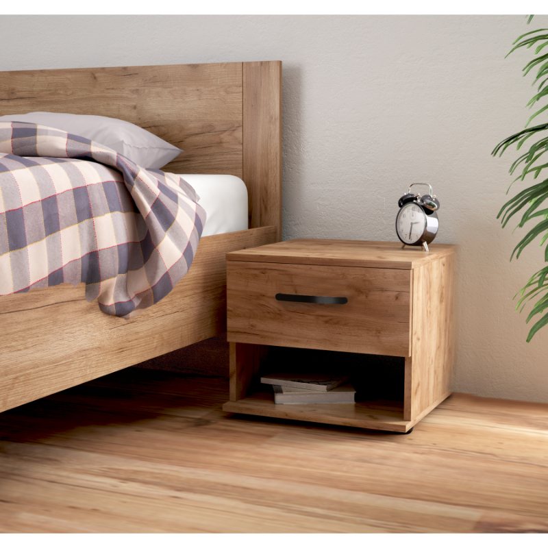 Product image: Bedsite table 1 drawer - walnut, , medium-null