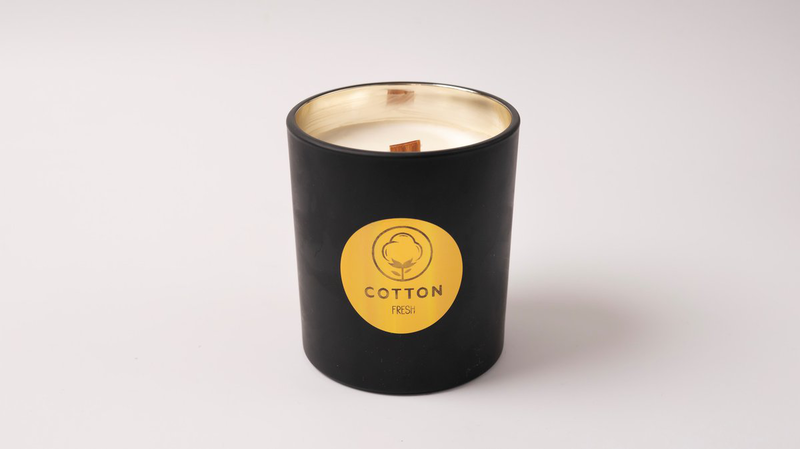 Soy scented  candle | 400gr | Cotton-null