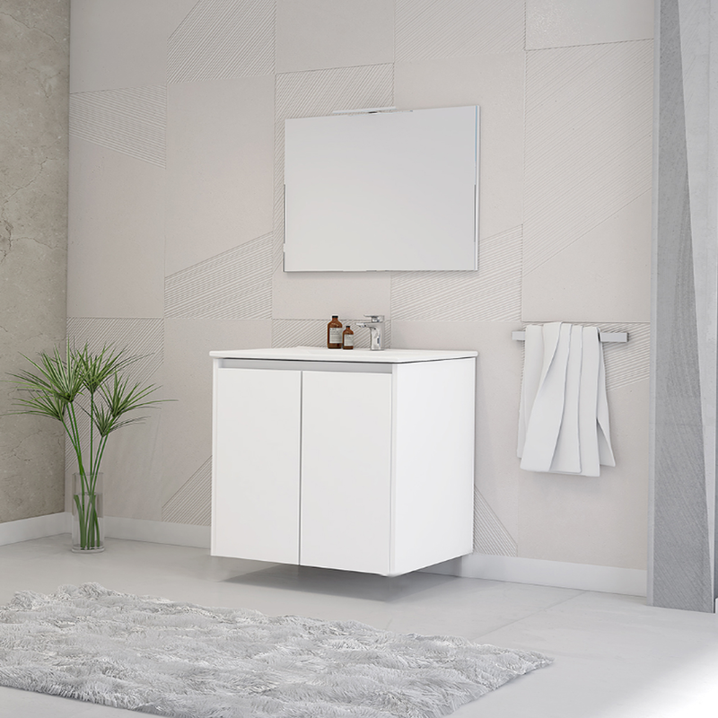 Bathroom furniture with washbasin caruso g2 80cm white-null