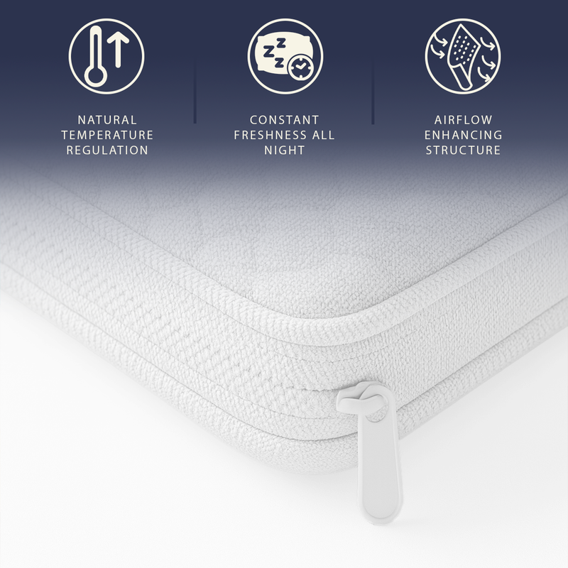 Single topper 90x200 pure memory foam | height 5 cm | breathable and hypoallergenic-null