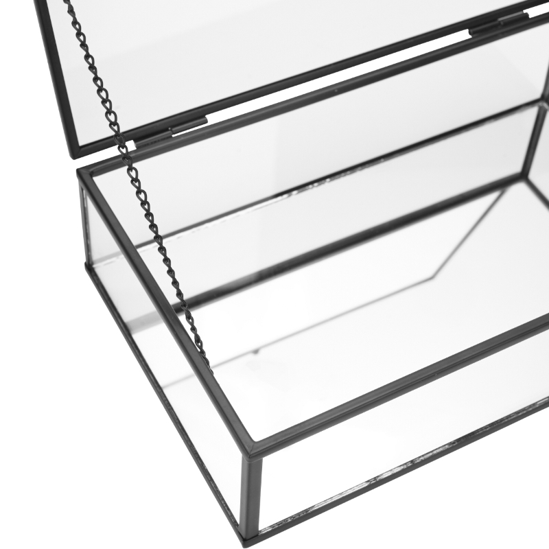 Estia organizer box with mirror - black, , medium-null