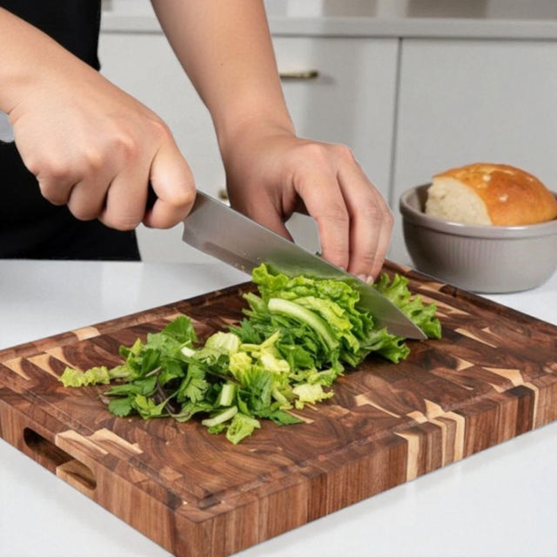 Cutting board acacia 44x30x4cm, , medium-null