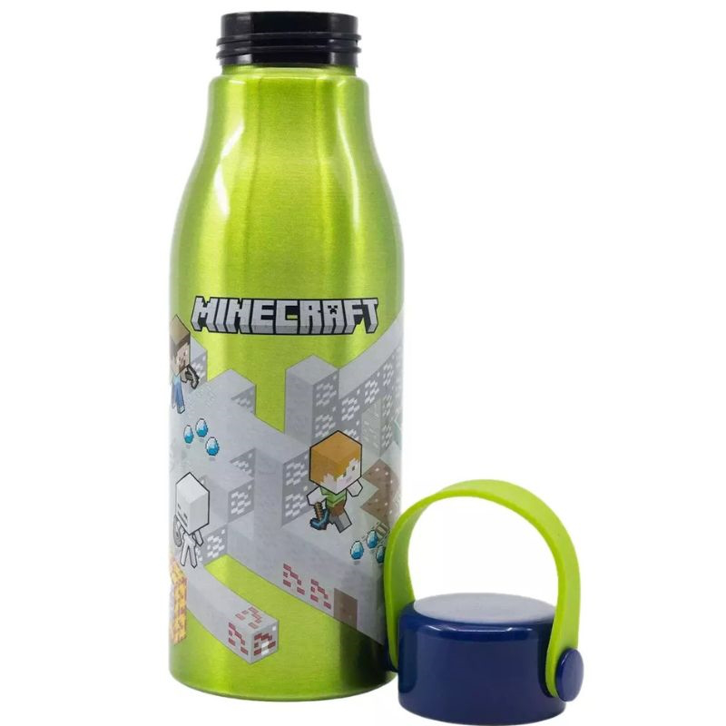 Stor : minecraft isometric high aluminium bottle 530ml 40460, , medium-null