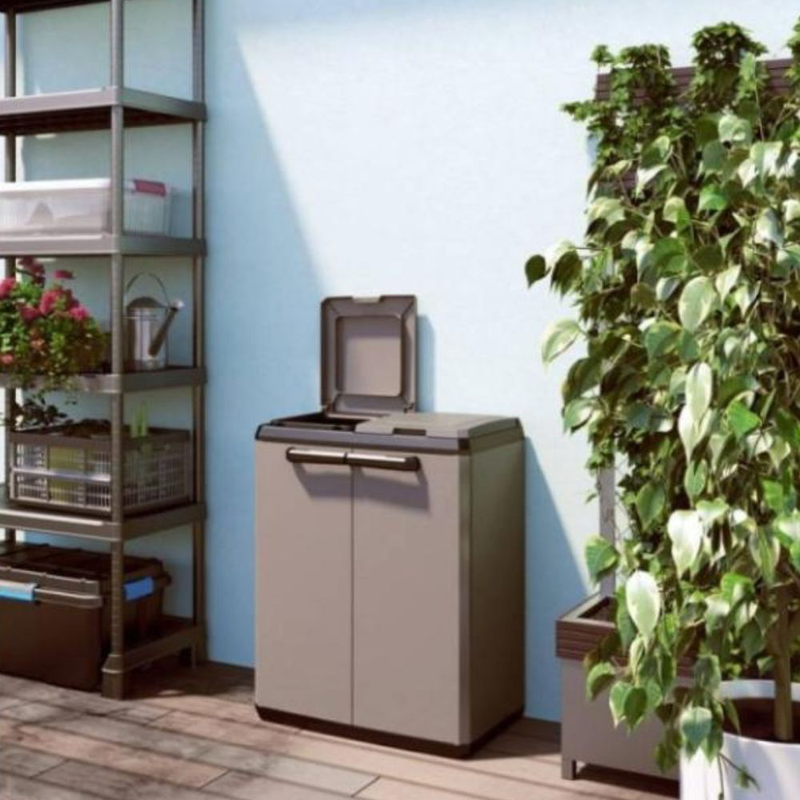 Product image: Keter ντουλάπι κάδος ανακύκλωσης split από ανθεκτική ρητίνη και εύκολη στην χρήση, , medium-null