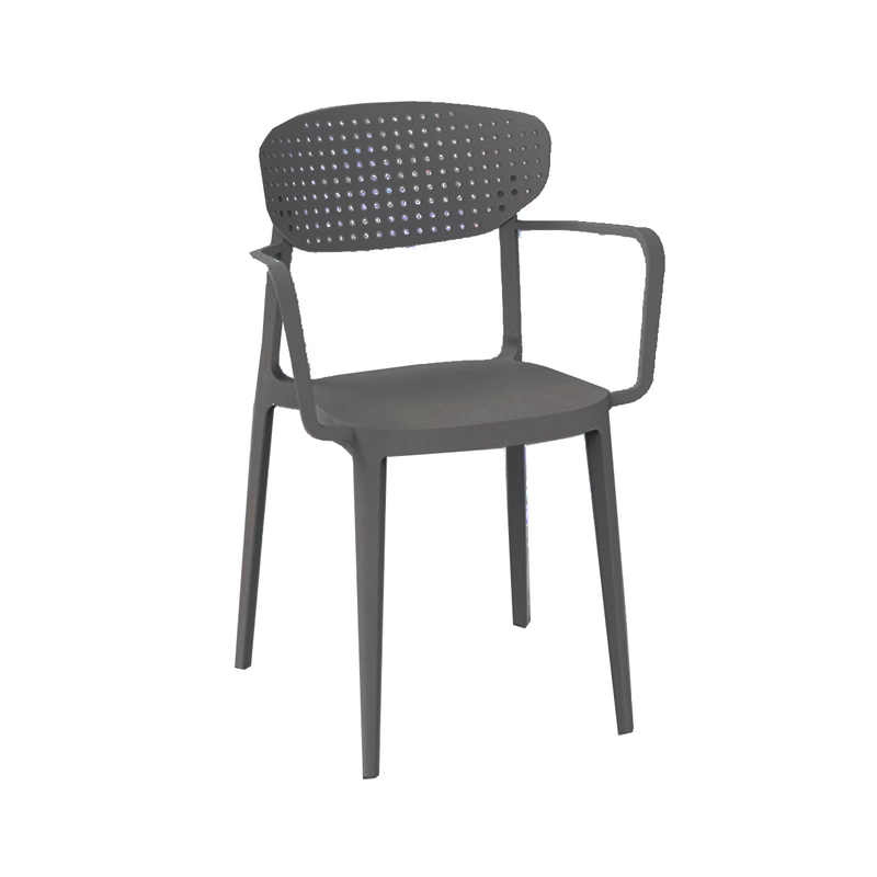 Product image: Aire chair with arms, mustard plastic-null