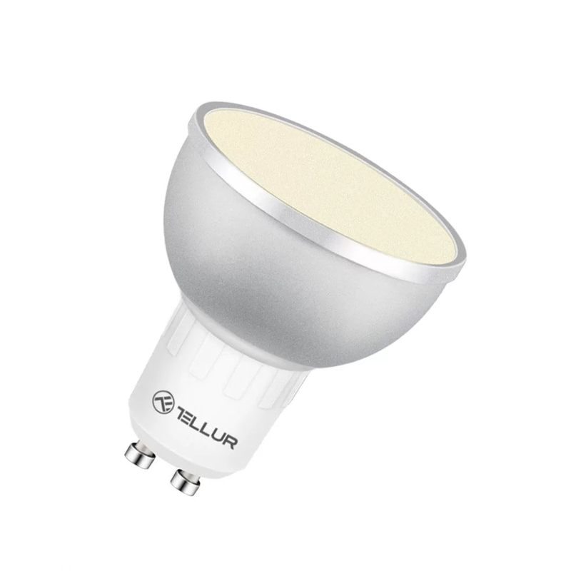 Product image: Tellur smart Wi-Fi led smart bulb gu10, 5w, white/warm/rgb, , medium-null