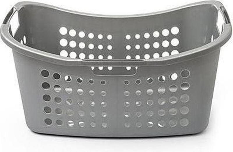 Curver laundry basket 50l grey, , medium-null