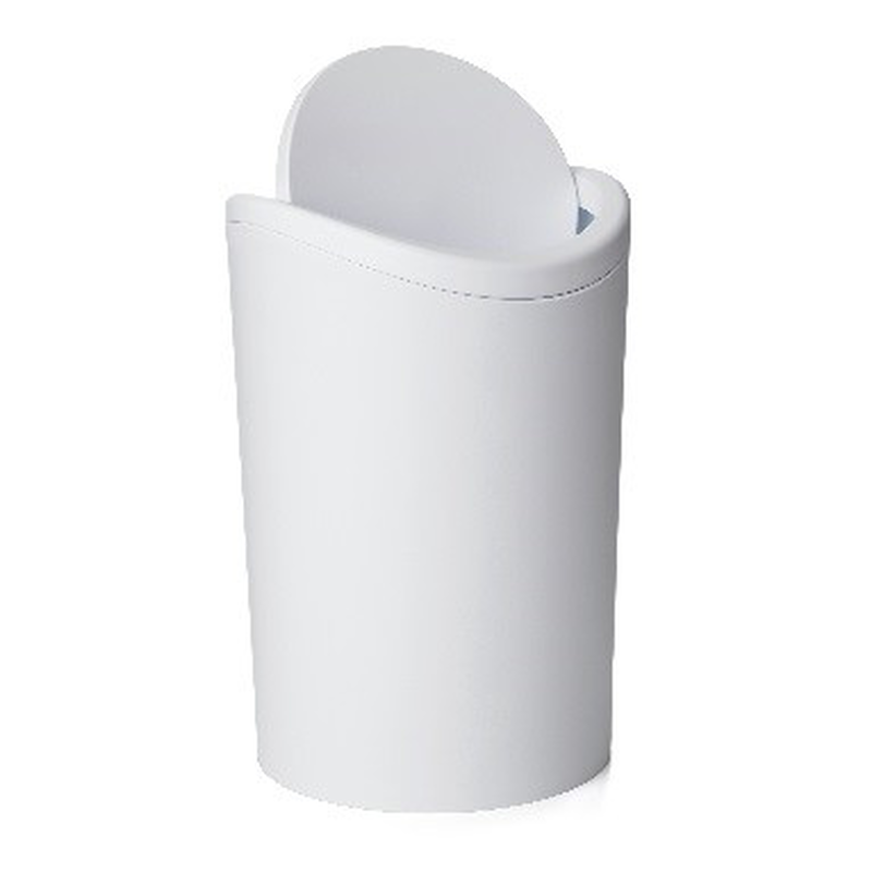 Tatay swing lid bin 6l - white, , medium image number null