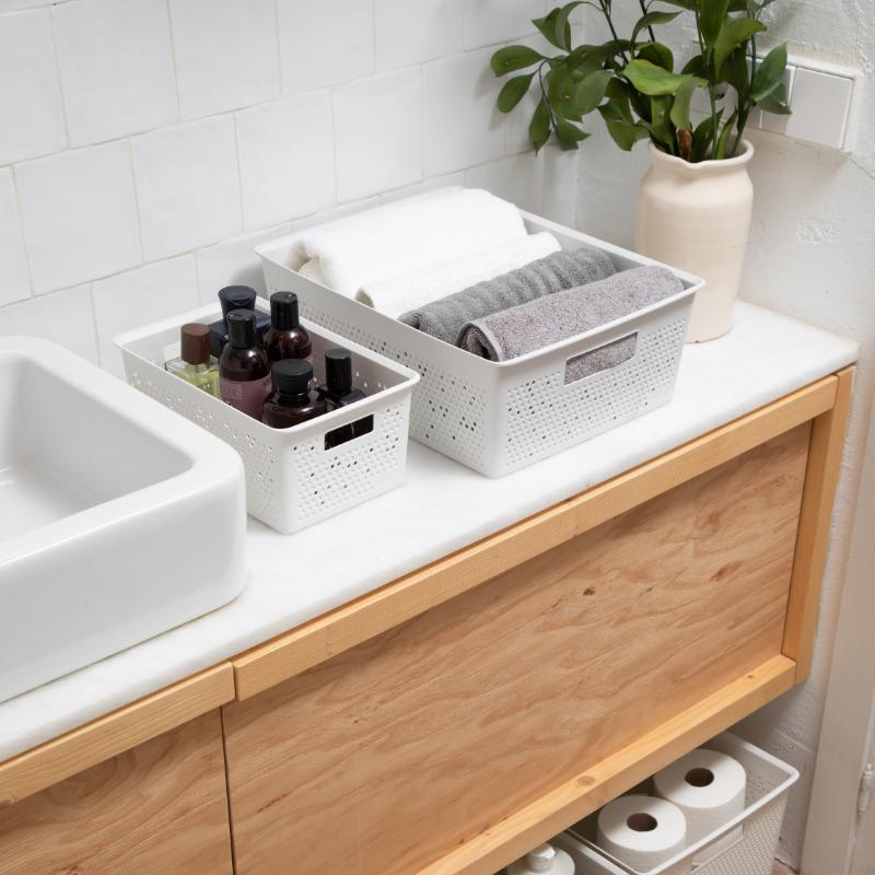 Bohol storage basket 4l - white, , medium-null