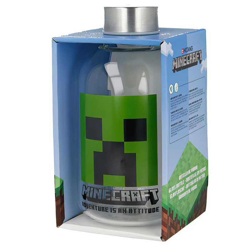 Product image: Minecraft glass bottle 620ml, , medium-null