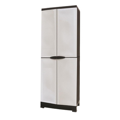 Ram cabinet prestige 4 shelves black/grey 68x39x171cm, , medium
