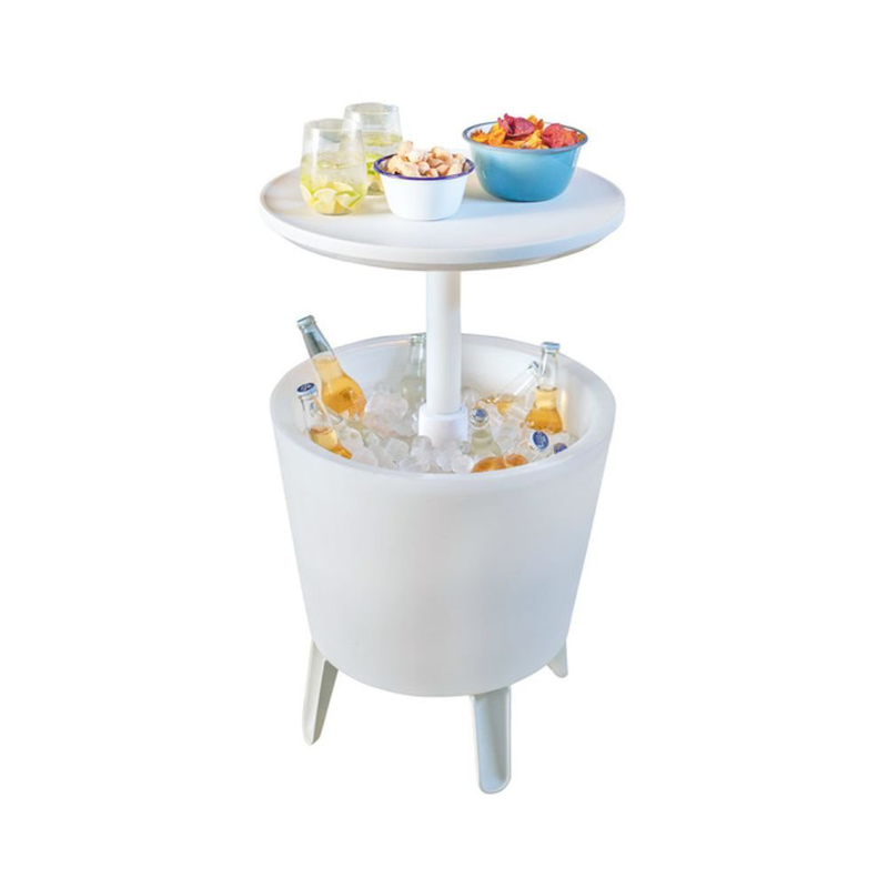 Product image: Keter φωτιζόμενο μπαρ τραπεζάκι ψύξης cool bar λευκό / φυσικό, , medium-null