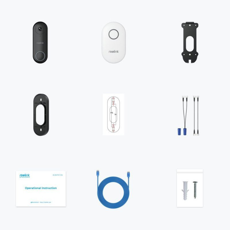 Reolink poe video doorbell 5mp (d340p), , medium-null