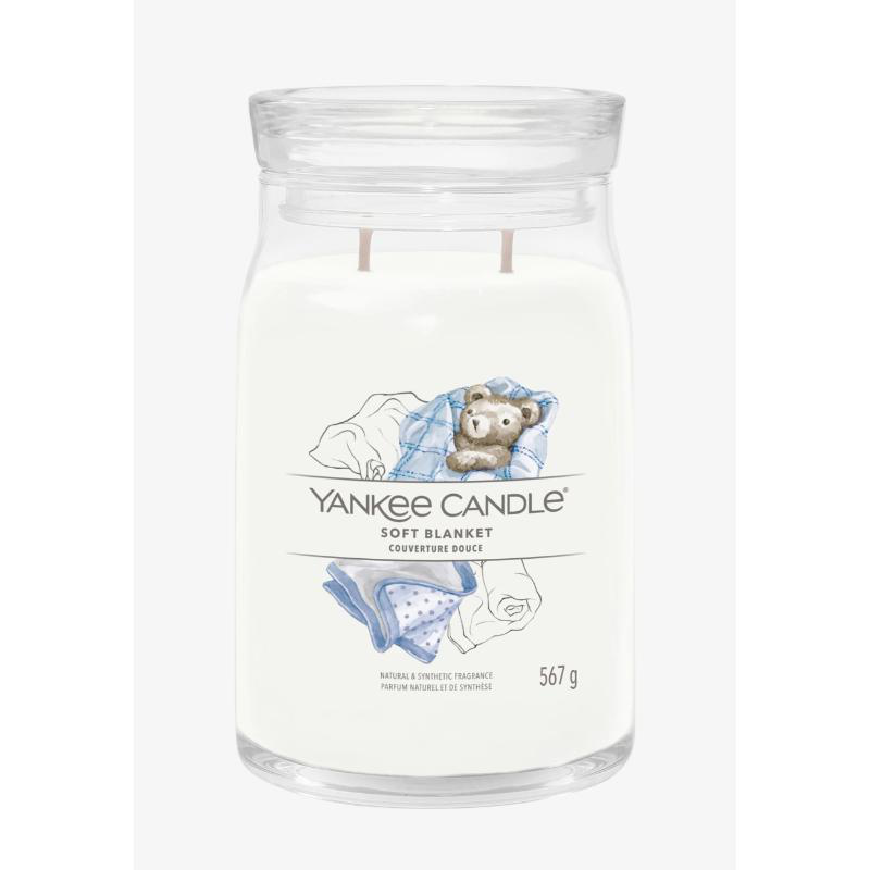 Yankee signature large jar soft blanket, , medium-null