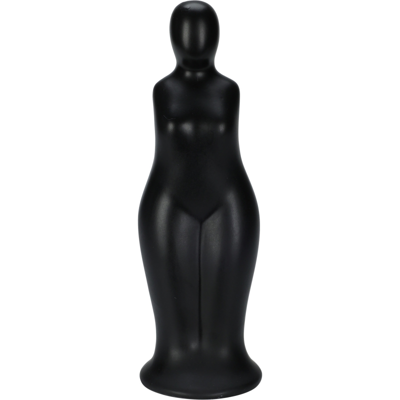 Woman silhouette vase 22cm - black & white, , medium-null