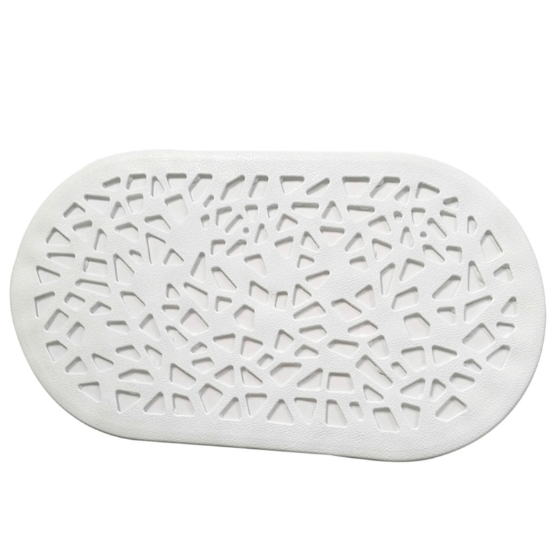 Bisk anti-slip bath mat 68x39cm white, , medium-null