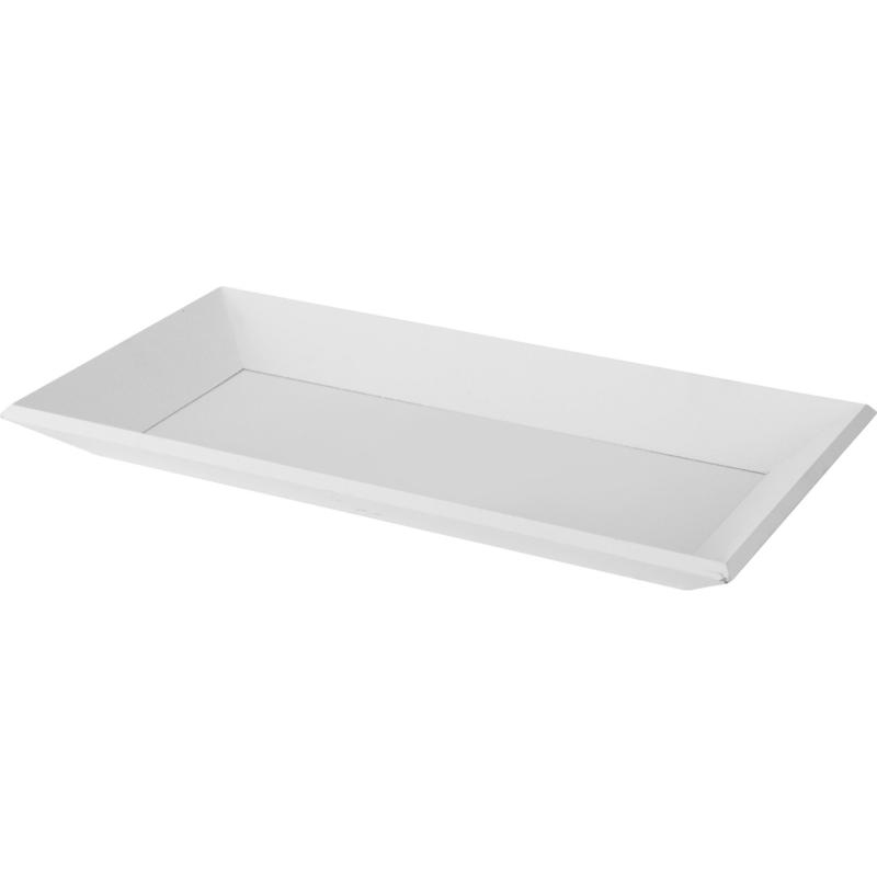 Product image: Διακοσμητικος δισκος 40x20cm - ασπρο, , medium-null