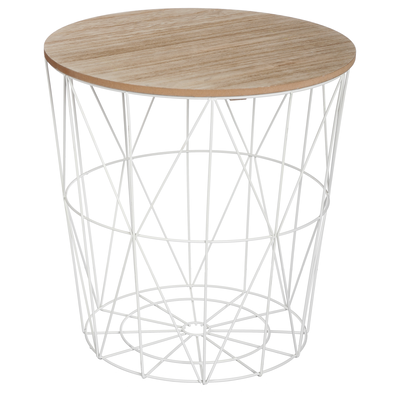 Kumi side table - white, , medium