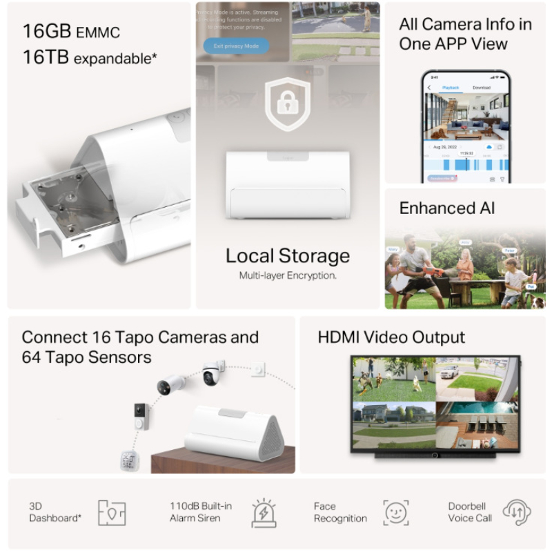 Product image: Tp-link tapo smart home base, , medium-null