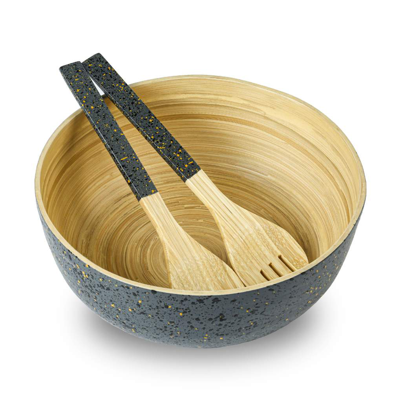Bamboo salad tongs image number null
