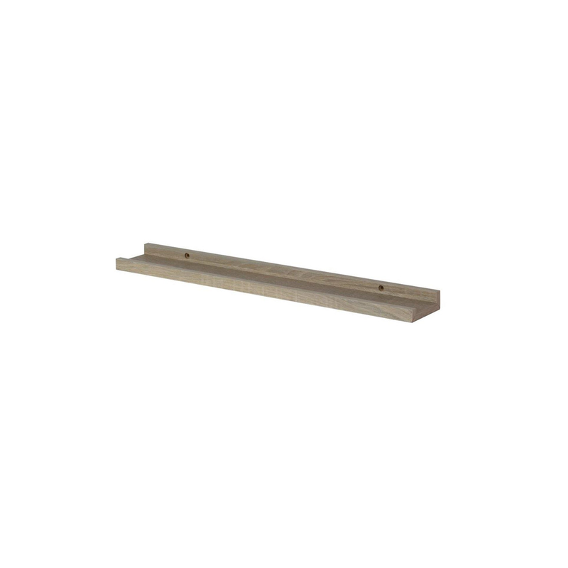 Deco system white photo shelf 60cmx90cmx9mm oak-null