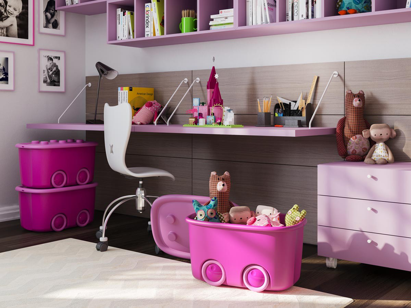 Kis funny box 46l pink, , medium image number null